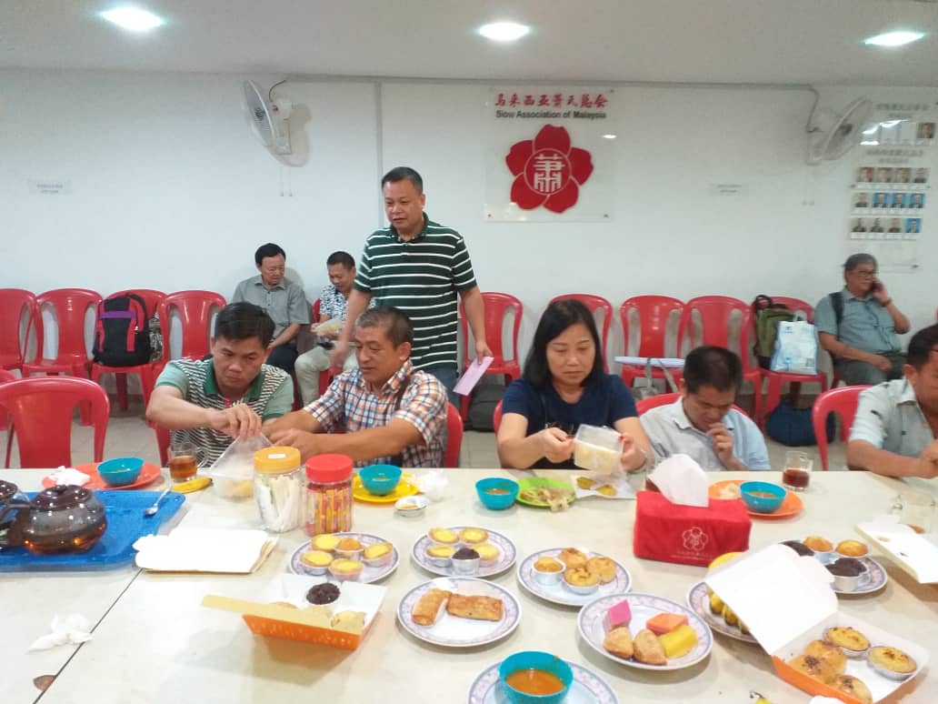 深圳龙岗坪地萧氏宗亲会拜访本会